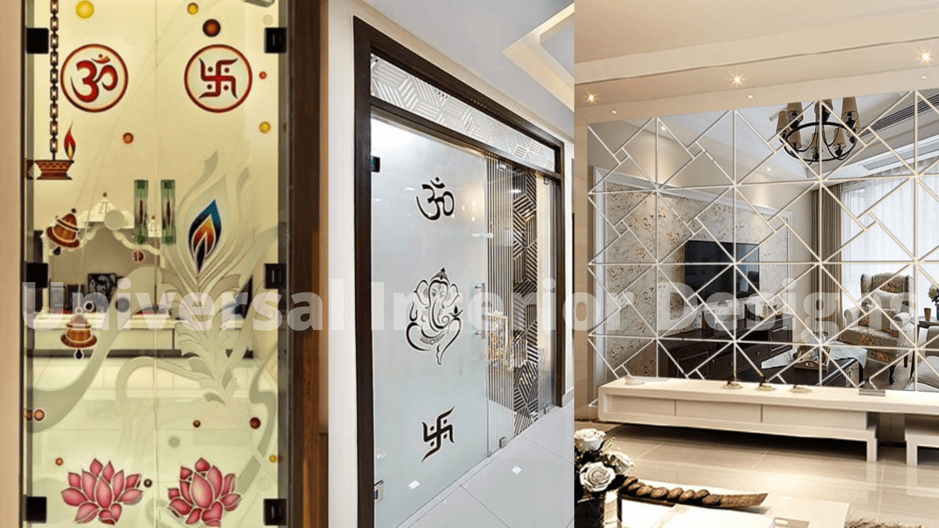 Designer Glass or Mirror Work